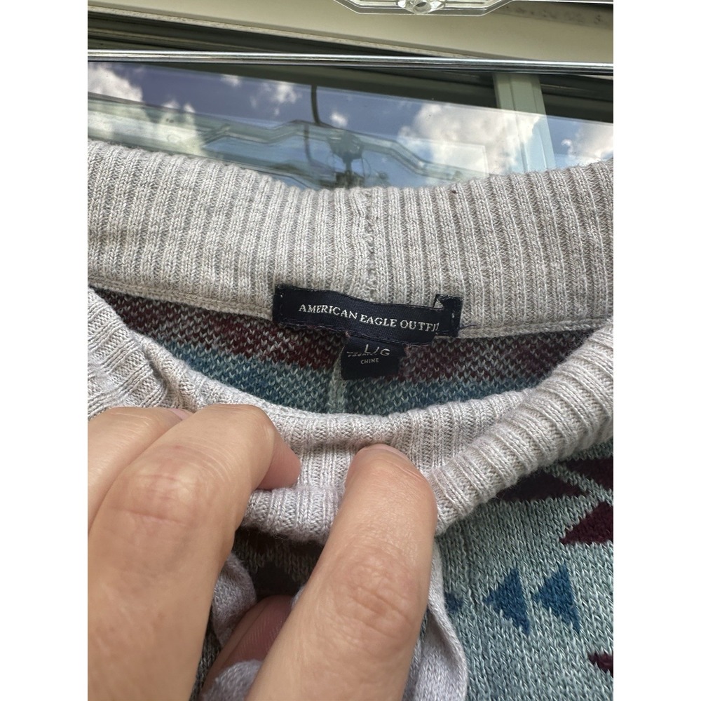 American Eagle Sweater Pants Jogger Leggings Elastic Waist Size Large - Picture 2 of 3
